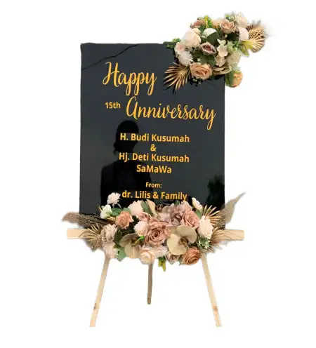 Papan Bunga Akrilik Wangandawa